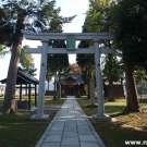 Way under Tori gate leads to the old temple.
