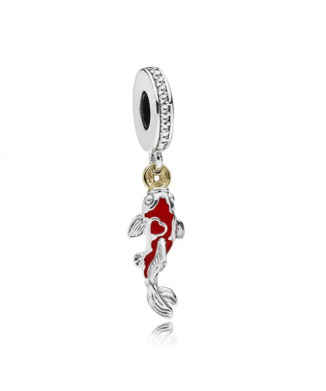 Pendant with Kohaku Koi