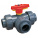 PVC 3-Way Ball Valve 40mm