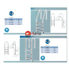 Stainless steel pool ladder MURO 3 steps