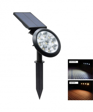 9 LEDs Solar Power Garden Lamp