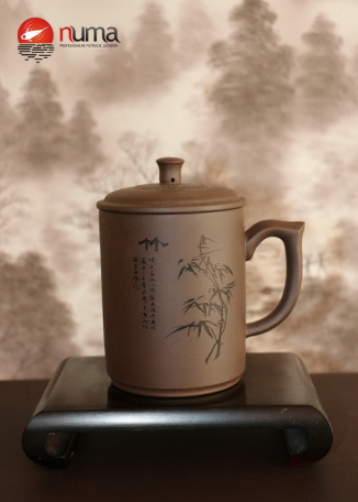 Originálny hlinený hrnček na čaj 550 ml