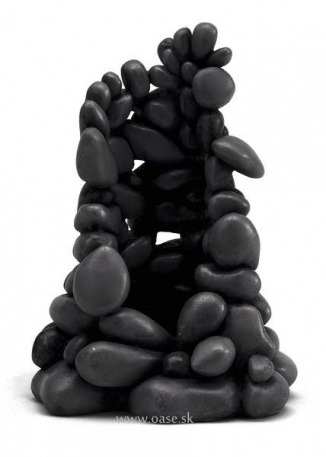 biOrb Pebble ornament large black