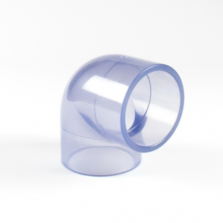 PVC Transparent Elbow 25 mm 90°