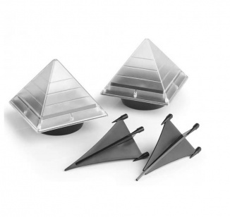 Solar LED Pyramids set 2