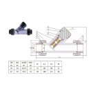 PVC Transparent Pipe filter 32mm