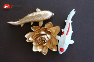 Wall Decoration - KOI with lotus