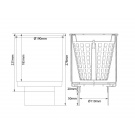 Floating skimmer XXL
