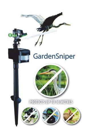 Garden Sniper heron scarer