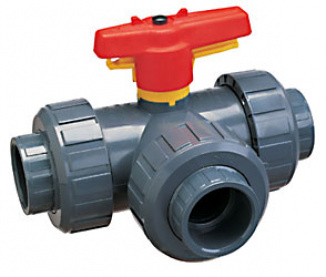 PVC 3-Way Ball Valve 63mm