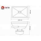 LED Flood Light Projection Lamp 30W