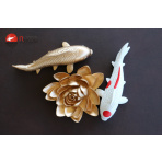 Wall Decoration - KOI with lotus