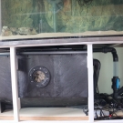 Trojkomorový biologický filter s UV lampou a prietokovým ohrevom pre 1000 litrové akvárium.