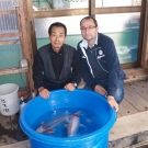 Breeder Mr. Tadashi Iwashita (Iwashita Koi Farm)