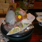 prekrásne naaranžované sashimi