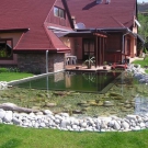 Swim pond in Spišská Nová Ves in Slovakia.