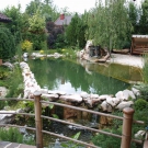 Swim pond in Lučenec in Slovakia.